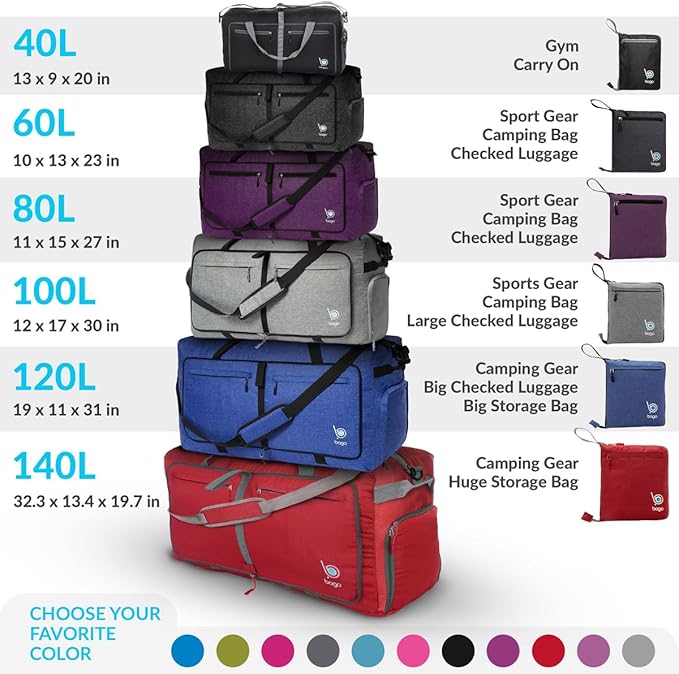 Bago Large Foldable Duffel Bags - Image 10