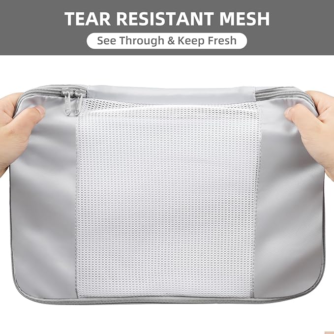 BAGAIL 6 Set/8 Set/10 Set Packing Cubes Various Sizes Packing Organizer - Image 6