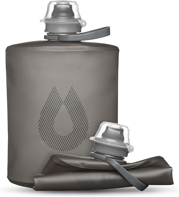 HydraPak Stow - Collapsible Backpacking Water Bottle - BPA Free, Ultra Light by Hydrapak
