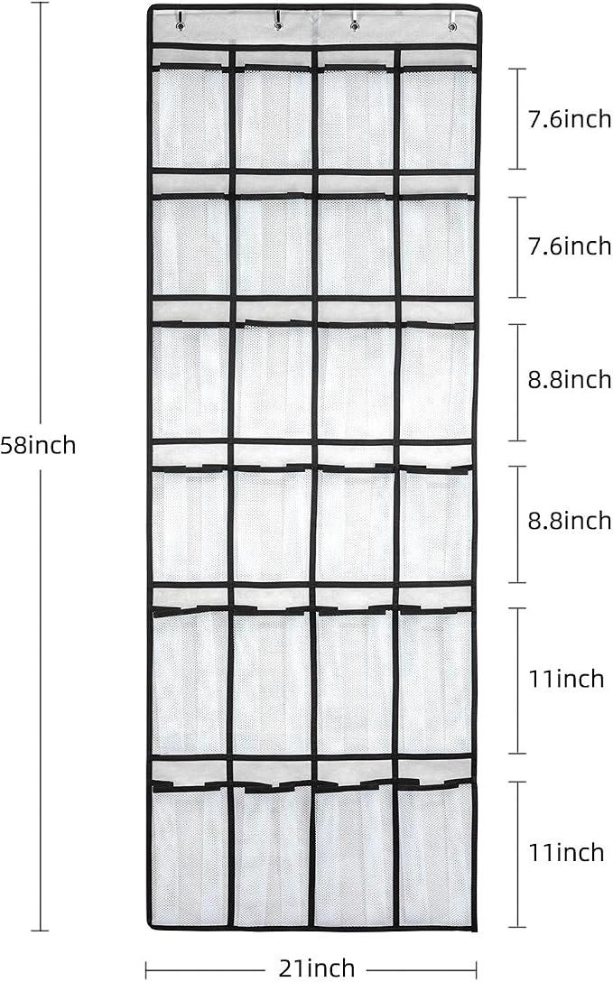 Hanging Shoe Organizer, Over The Door Shoe Organizer - Image 2