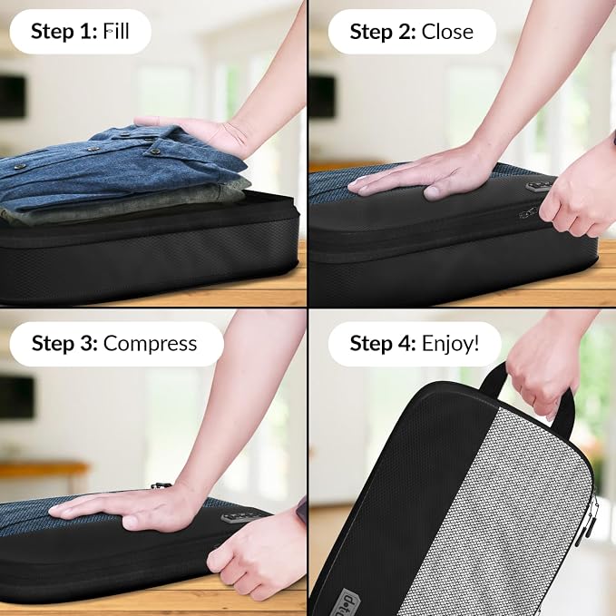4pc Small Compression Packing Cubes - Image 4