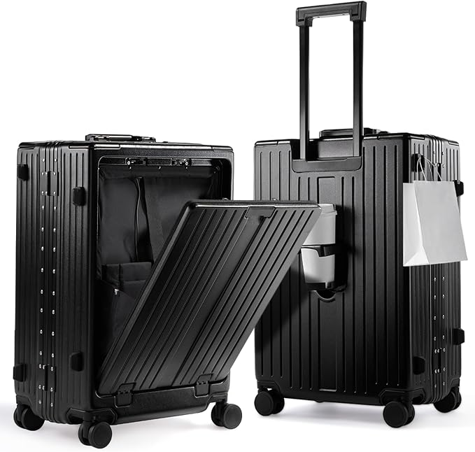 UrbanExplorer 24 Inch Check-In Aluminum Frame Luggage, ABS+PC Hard Shell by UrbanExplorer