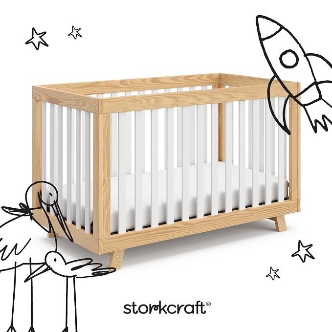 Storkcraft Beckett Convertible Crib – Converts from Baby Crib to Toddler Bed - Image 7
