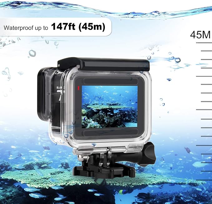 Waterproof Case for GoPro Hero 2018/7/6/5 Black - 45M Underwater Protective - Image 4