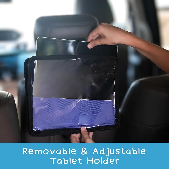 Kids Travel Tray for Car Seat- Purple- The Essential Travel Lap Desk - Image 3