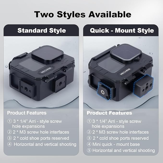 Aluminum Waterproof Case for GoPro HERO13 Black HERO12 HERO11 HERO10 HERO9 - Image 4