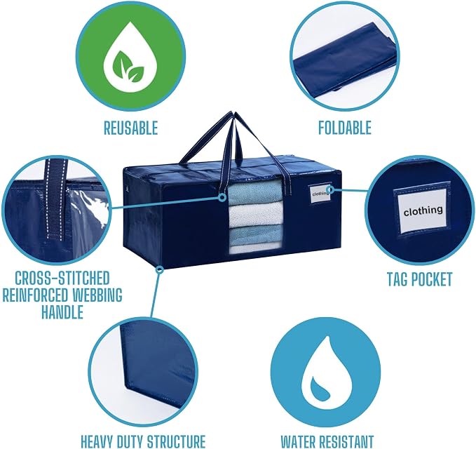 VENO 2 Pack Moving Bags Extra Large Storage Bags - Image 7