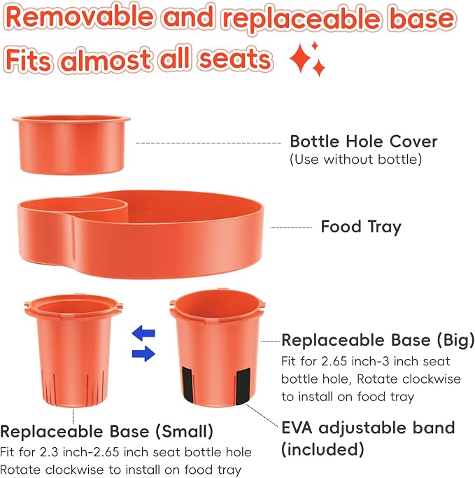Kids Car Seat Tray, Travel Tray - Image 5