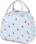 Bluboon Lunch Bag for Women Men Cute Corduroy Lunch Tote Bags Reusable by BLUBOON