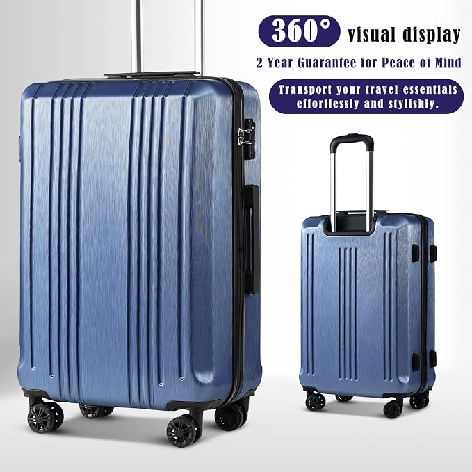 Coolife Luggage Suitcase PC+ABS - Image 2