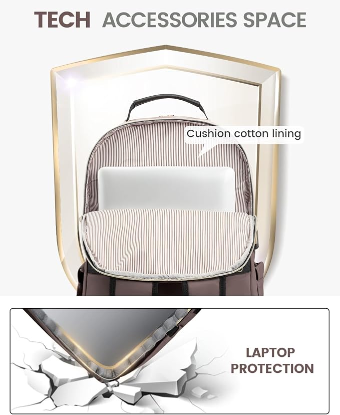 LOVEVOOK Laptop Backpack Purse for Women, Large Capacity Travel Business - Image 7