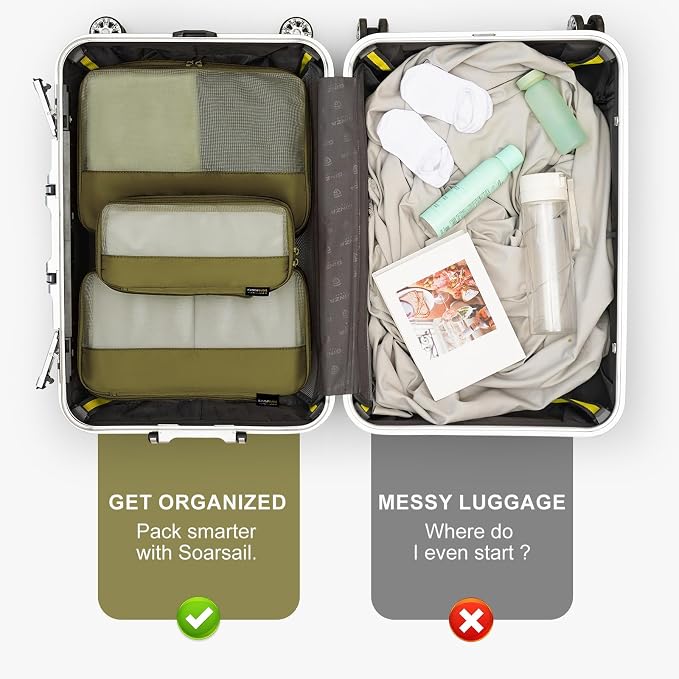 4 Set Compression Packing Cubes - Image 6