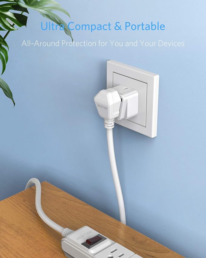 BESTEK Australia New Zealand Travel Plug Adapter, Grounded Universal Type I - Image 3