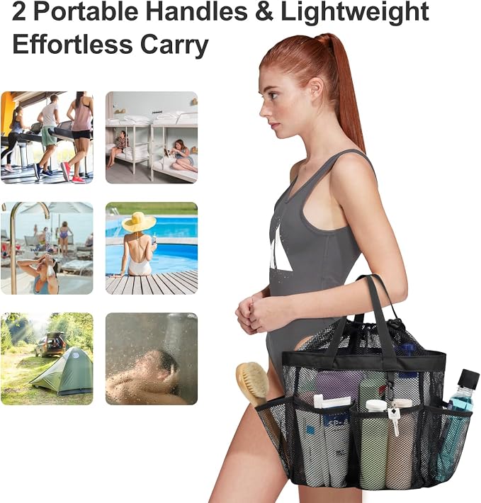 F-color Mesh Shower Caddy Portable - Image 7