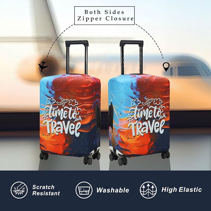 Explore Land Luggage Cover Suitcase Protector Fits 18-22 Inch Case - Image 2