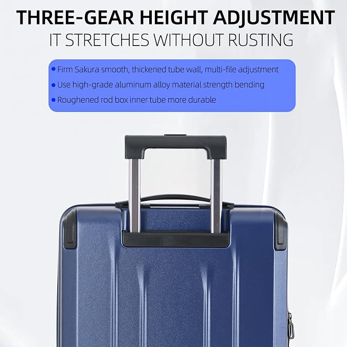 Carry On Luggage, 20Inch Top Opening Airline Approved ABS+PC Hard Shell - Image 8