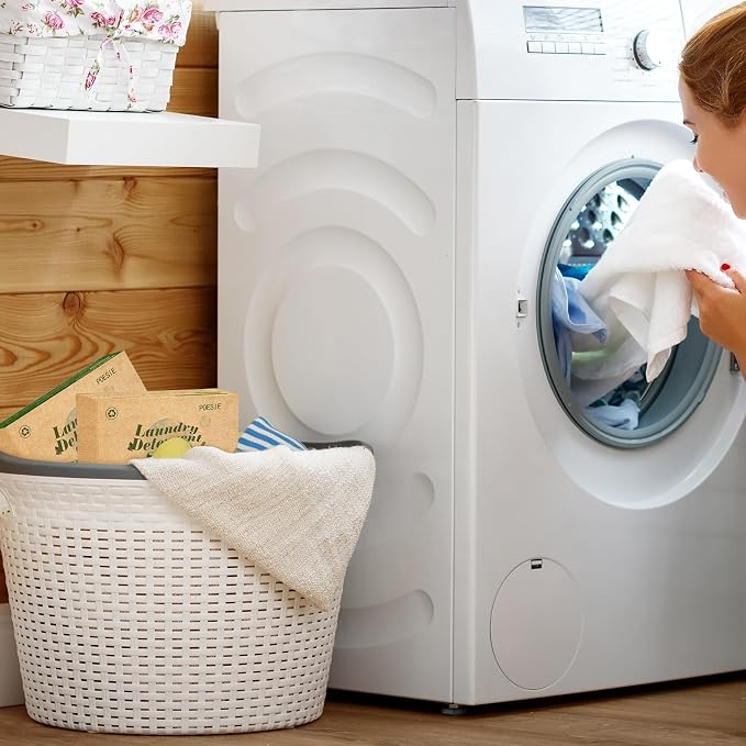 Poesie Laundry Detergent Sheets Fragrance Free Non-Plastic Precut Zero Waste - Image 6