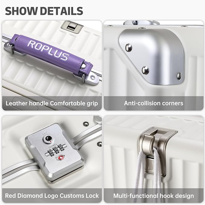 Aluminium Frame Checked-Luggage - Image 5