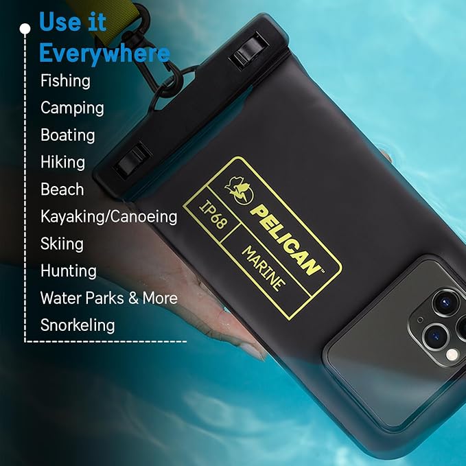 Pelican Marine - IP68 Waterproof Phone Pouch Floating Waterproof Phone Case - - Image 7