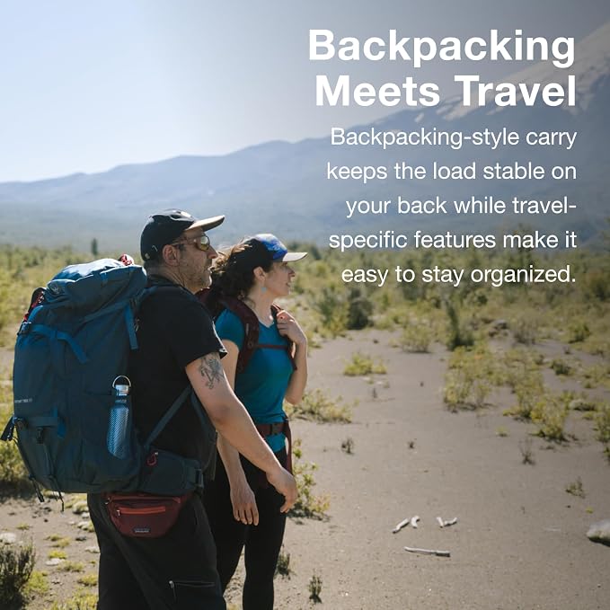Osprey Fairview Trek 50L Women's Travel Backpack, Night Jungle Blue - Image 3
