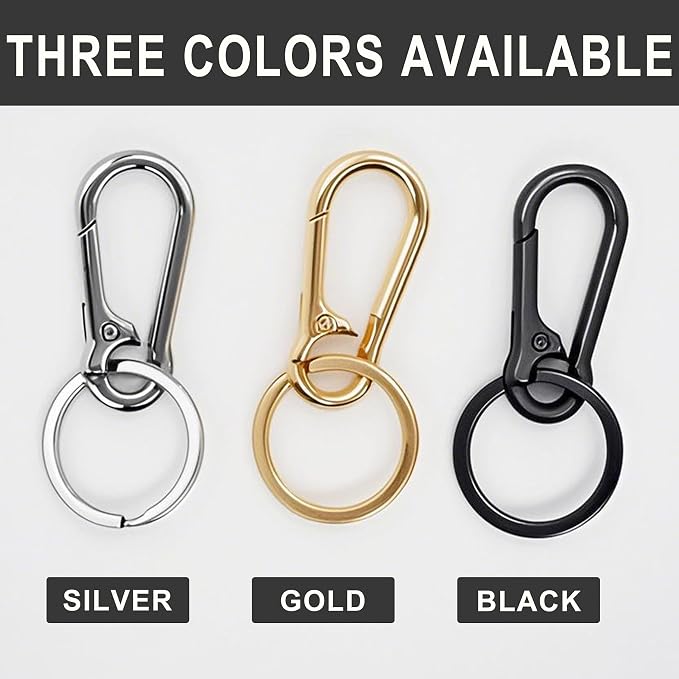 Keychain Keyring Set for Men Women Classic Metal Home Car Key Holder Organizer - Image 4