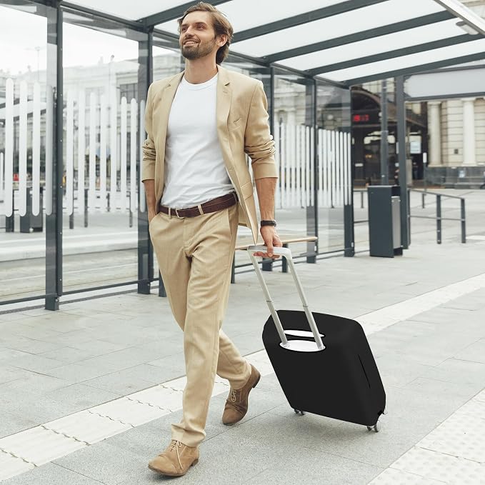 Luggage Covers For Suitcase Tsa Approved, Washable Suitcase Cover Elastic - Image 7