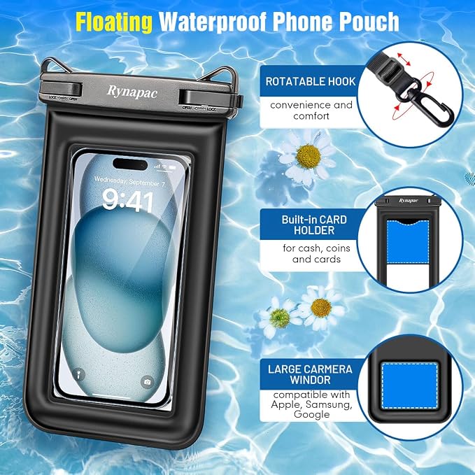 Floating Waterproof Phone Pouch 2 Pack - Image 8