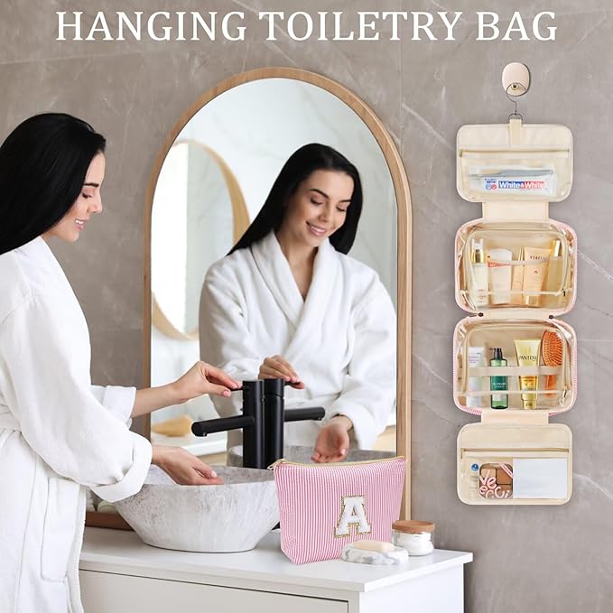 YOOLIFE Kids Toiletry Bag Initial Makeup Bag - Image 2