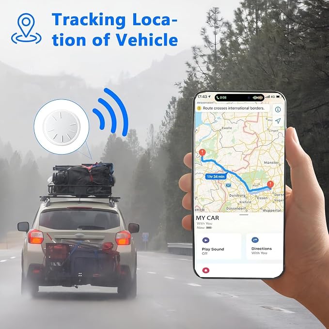 No Subscription Vehicle GPS Tracker, Portable Car GPS Tracker Work - Image 3