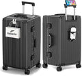 feilario 30in Super Large Captain Aluminum Frame Hardside Spinner Wheels Luggage by feilario