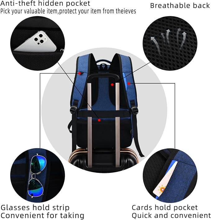 DUSLANG 17 Inch Laptop Backpack - Image 5