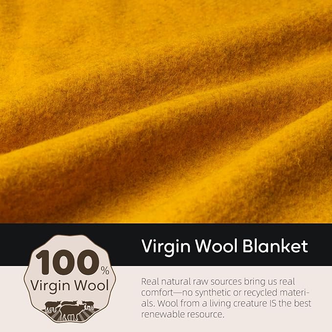 100% Wool Blanket, Military Wool Blanket, Sporting Events, Survival Kits - Image 5