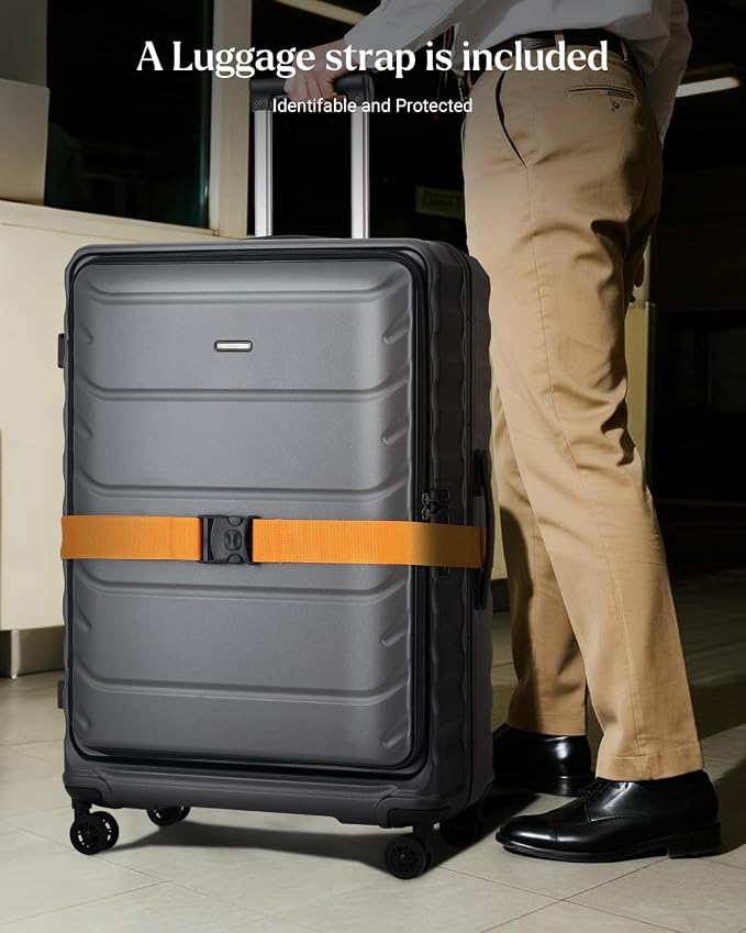 Luggage Sets 2 Pieces, 20/28 Inch PC Hardshell Suitcase - Image 8