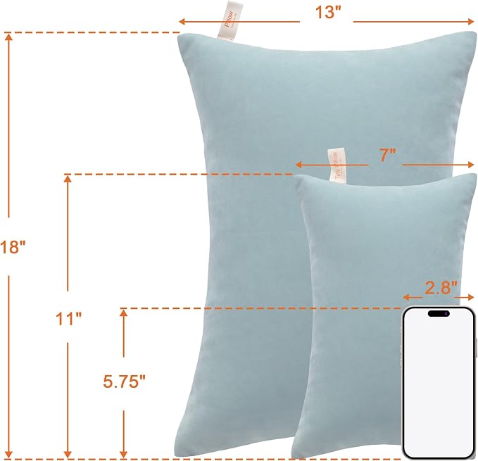 NTBAY Tiny Pillows, Down Alternative 7"x11" Microfiber Mini Pillows - Image 5