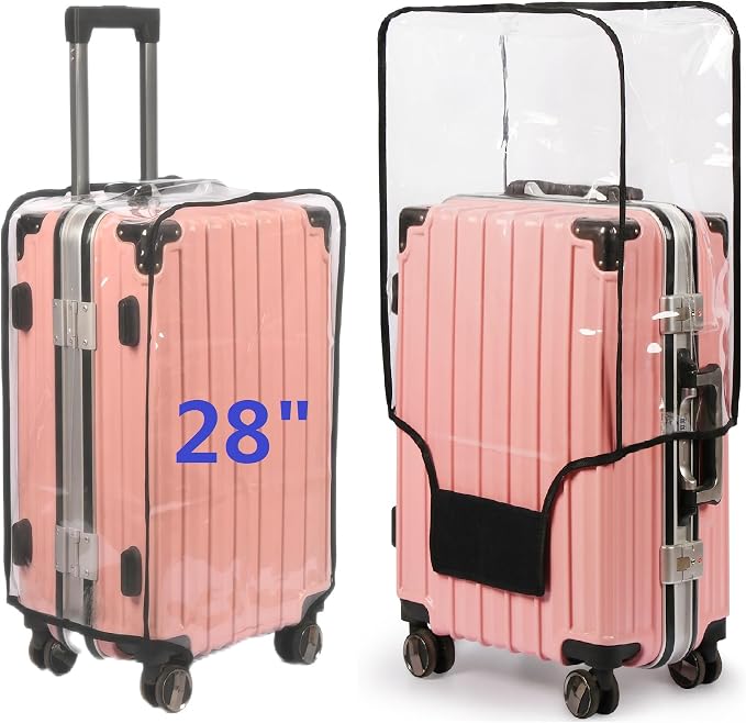 FABWAY Clear PVC Suitcase Cover by FABULWAY