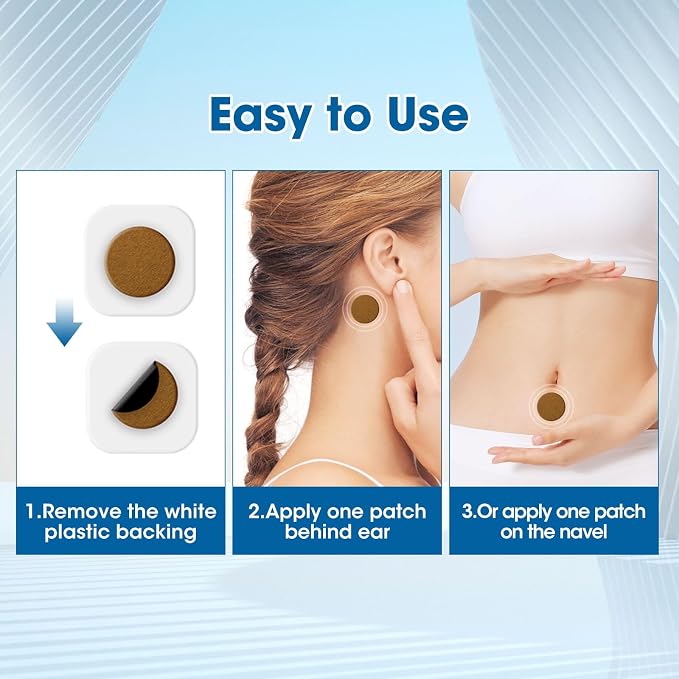 MQ Motion Sickness Patch, Non Drowsy Sea Sickness Patches Behind Ear - Image 8