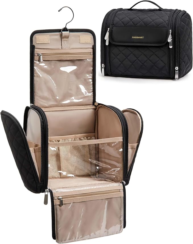 BAGSMART Makeup Bag for Women by BAGSMART