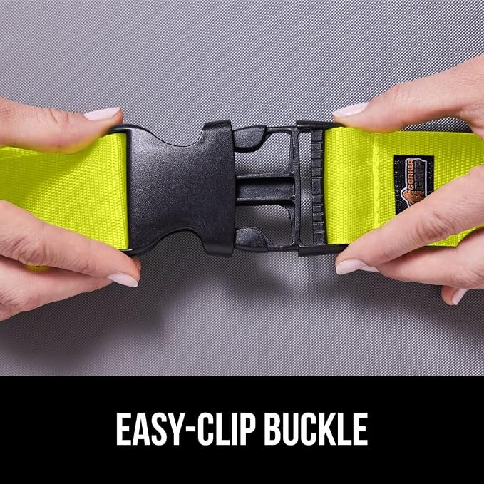 GORILLA GRIP Heavy Duty 4 Pack Adjustable Luggage Straps - Image 7