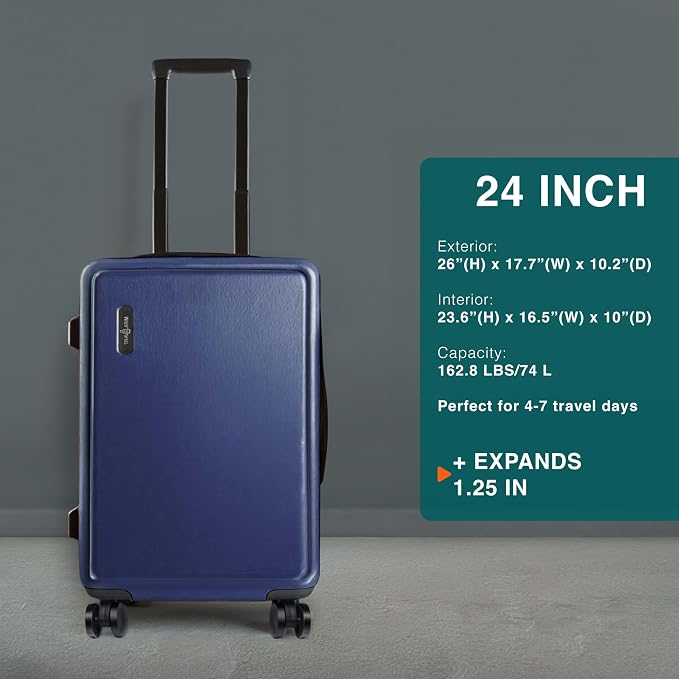 Luggage Sets 3 Piece, 24 Inch Suitcase and 28 Inch Luggage - Image 2