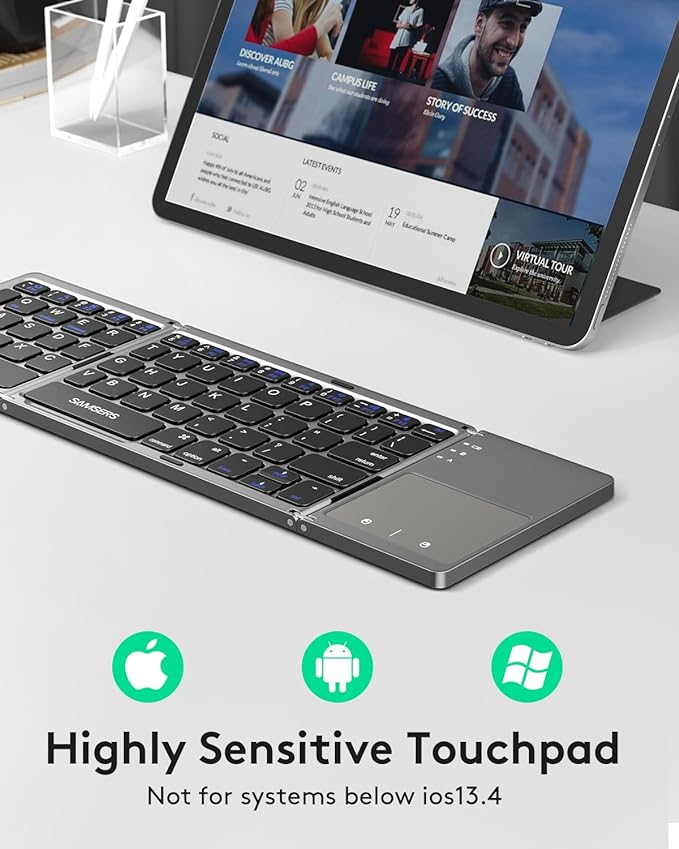 Samsers Foldable Bluetooth Keyboard - Image 3