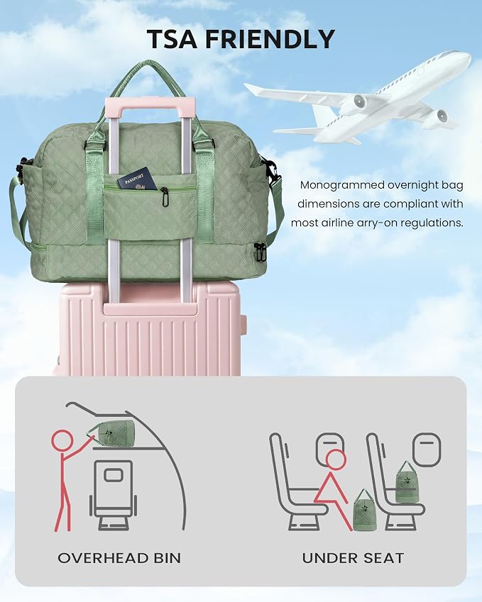 Gifts for Teacher -Initial Travel Bag - Image 5