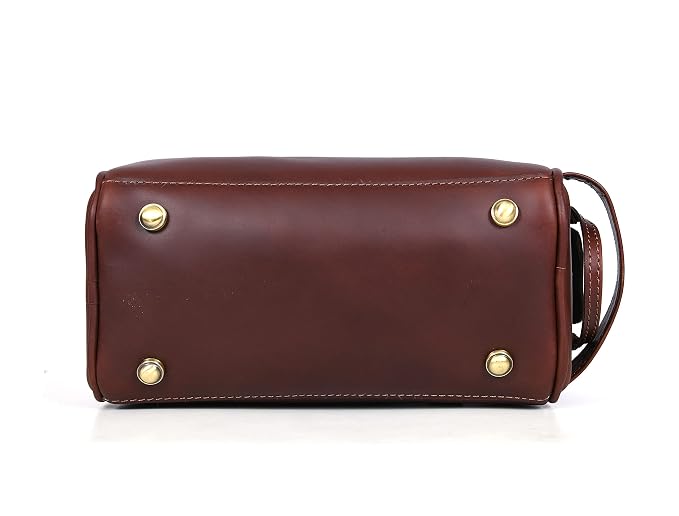 10" Premium Leather Toiletry Travel Pouch - Image 5