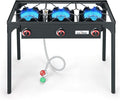 High Pressure Triple Propane Burner Outdoor Propane Camping Stove by COOKAMP