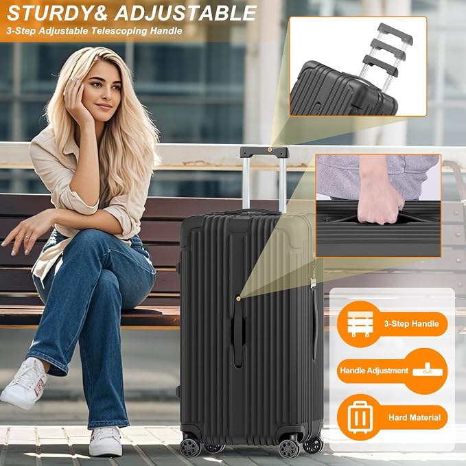Krute Luggage 28 Inch Suitcase - Image 3