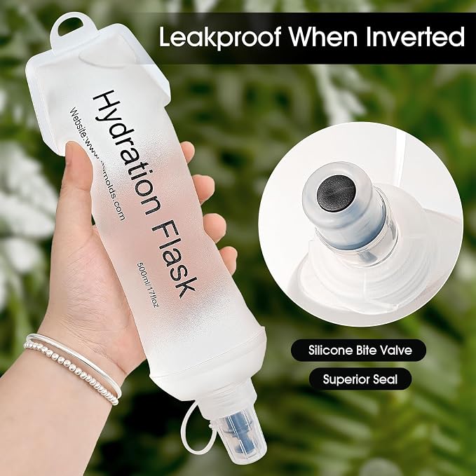 GYGYL Soft Flask, TPU Collapsible Soft Water Bottle - Image 6