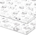 Travel Crib Fitted Sheets for Baby Bjorn, Guava Lotus Travel Crib and 24 x 42 by JoeyJoan