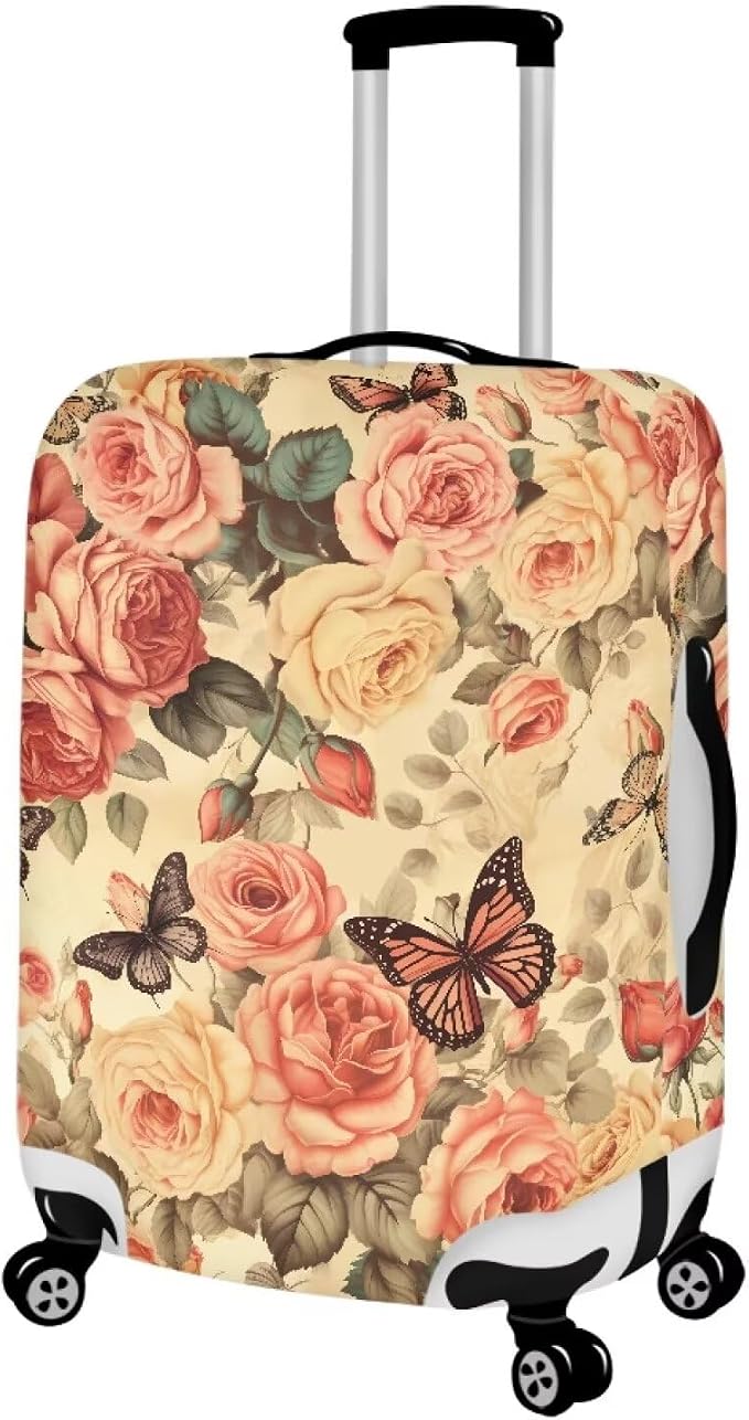 Pink Butterfly Suitcase Covers for Luggage Universal Fit 26-29 Inch Luggage - Image 2