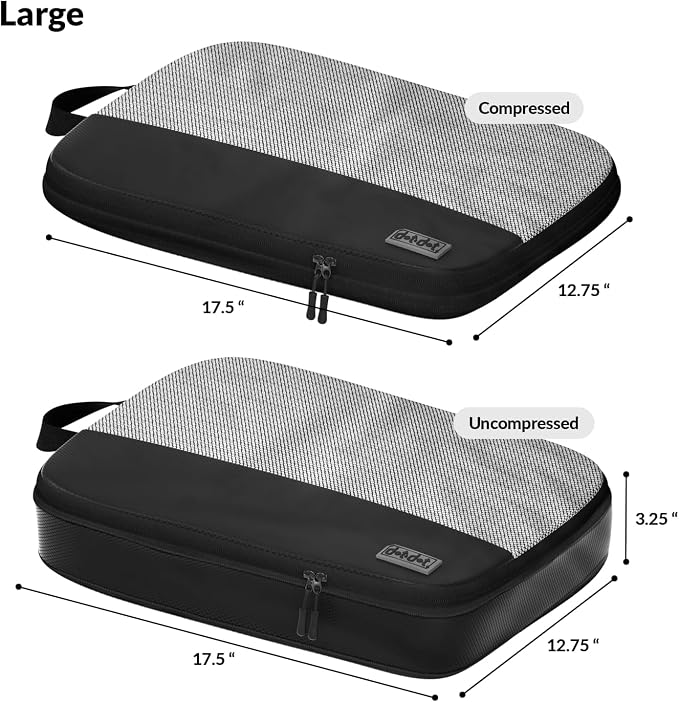 4pc Large Compression Packing Cubes - Image 7