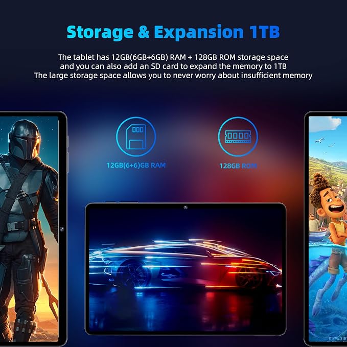 2025 Upgraded Android 14 Tablet, 11inch Tablet PC, Support Face Unlock - Image 3