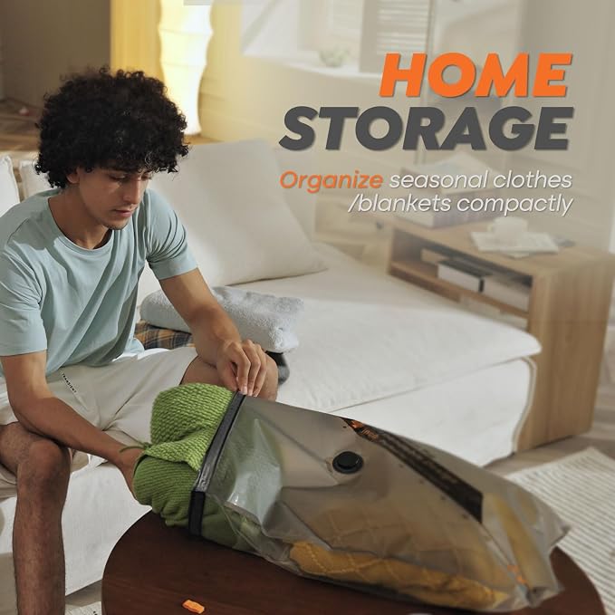Rechargeable Wireless Pump Travel Storage Bags Set - Image 8